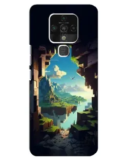 Чохол для TECNO Camon 16 з картинкою «Вид з печери»