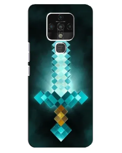 Чохол для TECNO Camon 16 з картинкою «Алмазний меч неон» Чохол для TECNO Camon 16 з картинкою «Алмазний меч неон»