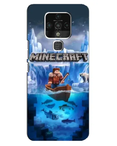 Чохол для TECNO Camon 16 з картинкою «Minecraft льодянийсвіт» Чохол для TECNO Camon 16 з картинкою «Minecraft льодянийсвіт»