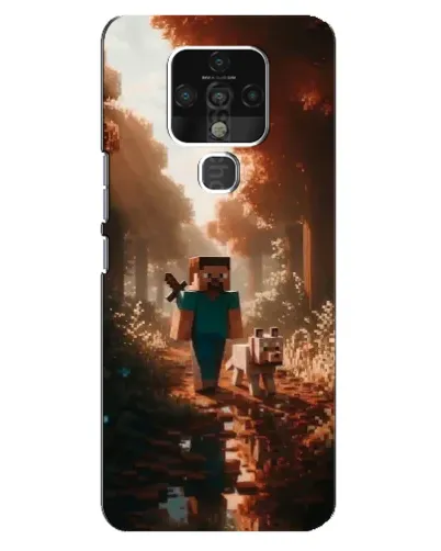 Чохол для TECNO Camon 16 з картинкою «Стів у лісі» Чохол для TECNO Camon 16 з картинкою «Стів у лісі»