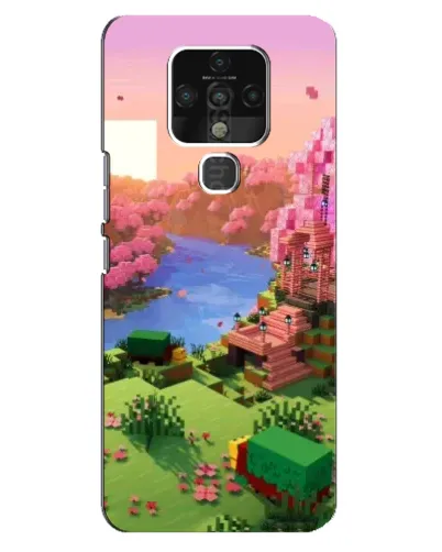 Чохол для TECNO Camon 16 з картинкою «Рожеве дерево Minecraft» Чохол для TECNO Camon 16 з картинкою «Рожеве дерево Minecraft»
