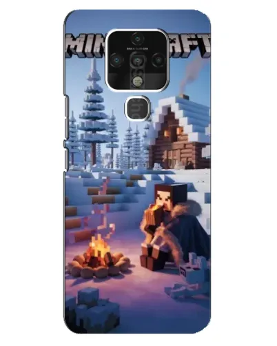 Чохол для TECNO Camon 16 з картинкою «Зимовий Minecraft» Чохол для TECNO Camon 16 з картинкою «Зимовий Minecraft»