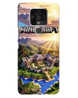 Чохол для TECNO Camon 16 з картинкою «Minecraft панорама»