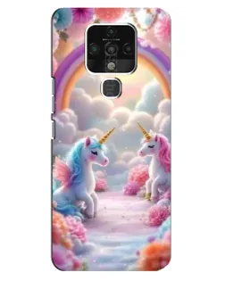 Чехол для TECNO Camon 16 с картинкой «Радуга и единороги» Чехол для TECNO Camon 16 с картинкой «Радуга и единороги»