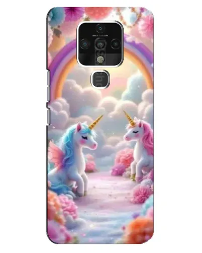 Чехол для TECNO Camon 16 с картинкой «Радуга и единороги» Чехол для TECNO Camon 16 с картинкой «Радуга и единороги»