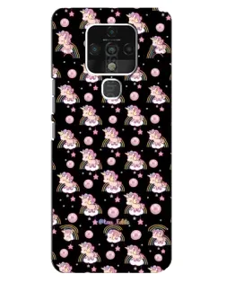 Чехол для TECNO Camon 16 с картинкой «Magic Unicorn паттерн»