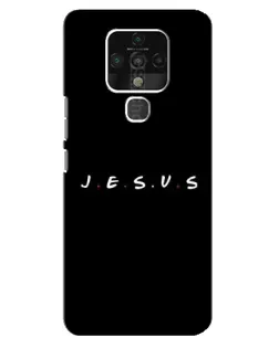 Чохол для TECNO Camon 16 з картинкою «Крапки віри J.E.S.U.S.»
