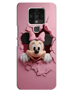Чехол для TECNO Camon 16 с картинкой «Минни сквозь стену» Чехол для TECNO Camon 16 с картинкой «Минни сквозь стену»