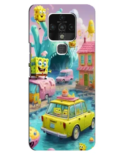 Чехол для TECNO Camon 16 с картинкой «Монстр-трак приключения»