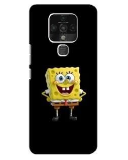 Чехол для TECNO Camon 16 с картинкой «Классический Губка Боб»