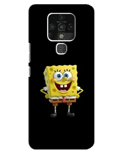 Чехол для TECNO Camon 16 с картинкой «Классический Губка Боб»