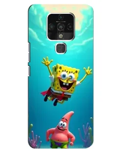 Чехол для TECNO Camon 16 с картинкой «Спанч Боб под водой» Чехол для TECNO Camon 16 с картинкой «Спанч Боб под водой»