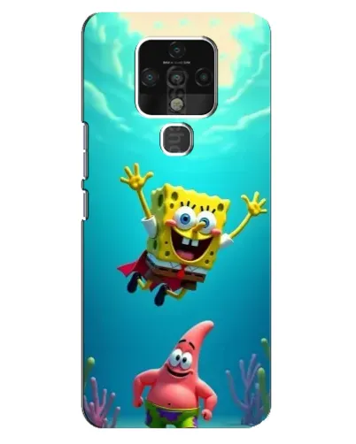 Чехол для TECNO Camon 16 с картинкой «Спанч Боб под водой» Чехол для TECNO Camon 16 с картинкой «Спанч Боб под водой»