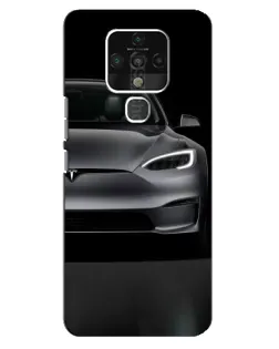 Чохол для TECNO Camon 16 з картинкою «Tesla Model S Look»