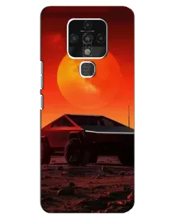 Чохол для TECNO Camon 16 з картинкою «Cybertruck на Марсі»