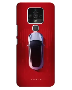 Чохол для TECNO Camon 16 з картинкою «Tesla Top View»