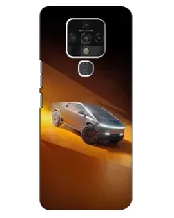 Чохол для TECNO Camon 16 з картинкою «Cybertruck у пустелі»