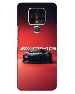 Чохол для TECNO Camon 16 з картинкою «Mercedes AMG — червона лінія»