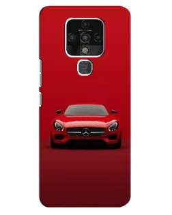 Чохол для TECNO Camon 16 з картинкою «Червоний Mercedes AMG»