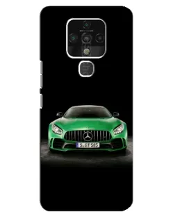 Чохол для TECNO Camon 16 з картинкою «Mercedes — неоновий лого»