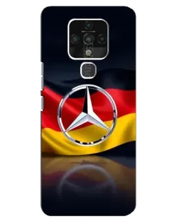 Чохол для TECNO Camon 16 з картинкою «Mercedes — прапор Німеччини»