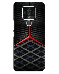 Чохол для TECNO Camon 16 з картинкою «Mercedes Carbon Grid»