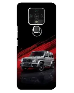 Чохол для TECNO Camon 16 з картинкою «Mercedes G-Class червоний»