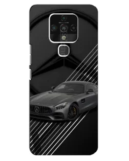 Чохол для TECNO Camon 16 з картинкою «Mercedes AMG — графіка»