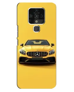 Чохол для TECNO Camon 16 з картинкою «Жовтий Mercedes GT»