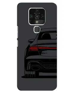 Чохол для TECNO Camon 16 з картинкою «Задня частина Audi — арт»