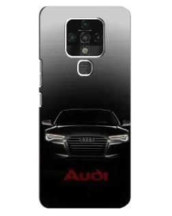 Чохол для TECNO Camon 16 з картинкою «Audi — градієнтний контур»