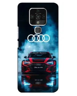 Чохол для TECNO Camon 16 з картинкою «Audi Sport — неон»