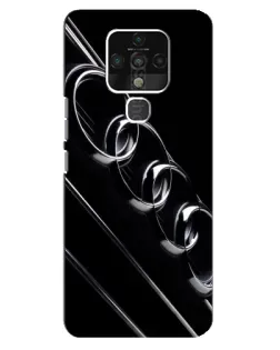 Чохол для TECNO Camon 16 з картинкою «Audi — абстрактні кільця»