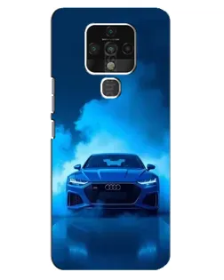 Чохол для TECNO Camon 16 з картинкою «Audi — блакитна енергія»