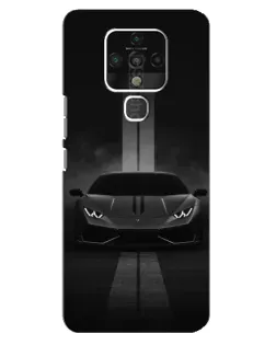 Чохол для TECNO Camon 16 з картинкою «Lamborghini симетрія доріг»