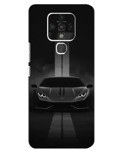 Чохол для TECNO Camon 16 з картинкою «Lamborghini симетрія доріг»