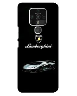 Чохол для TECNO Camon 16 з картинкою «Логотип Lamborghini класика»