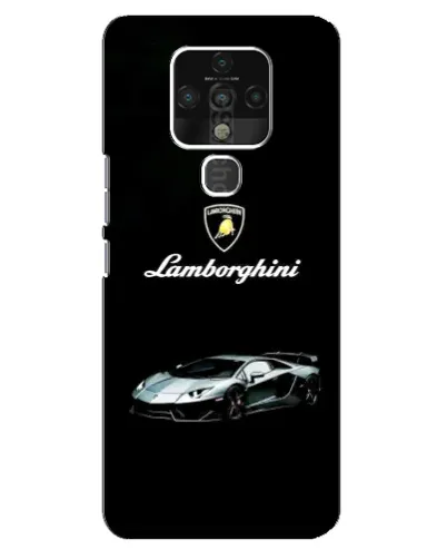 Чохол для TECNO Camon 16 з картинкою «Логотип Lamborghini класика»