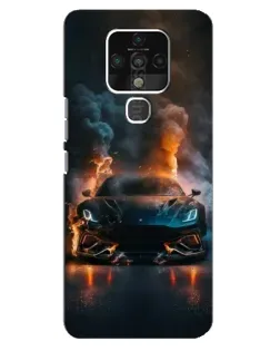 Чохол для TECNO Camon 16 з картинкою «Lamborghini димна естетика»