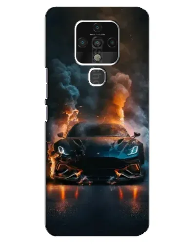 Чохол для TECNO Camon 16 з картинкою «Lamborghini димна естетика»