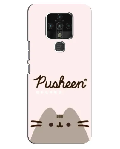 Чохол для TECNO Camon 16 з картинкою «Pusheen логотип» Чохол для TECNO Camon 16 з картинкою «Pusheen логотип»