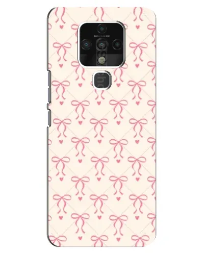 Чохол для TECNO Camon 16 з картинкою «Рожеві бантики Coquette» Чохол для TECNO Camon 16 з картинкою «Рожеві бантики Coquette»