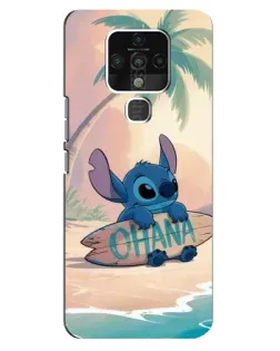 Чохол для TECNO Camon 16 з картинкою «Стіч на серфі» Чохол для TECNO Camon 16 з картинкою «Стіч на серфі»