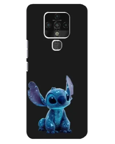 Чохол для TECNO Camon 16 з картинкою «Стіч на чорному»