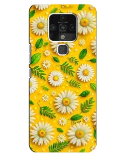 Чохол для TECNO Camon 16 з картинкою «Ромашкове сонце»