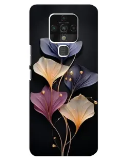 Чохол для TECNO Camon 16 з картинкою «Лілові квіти грації»