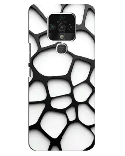 Чохол для TECNO Camon 16 з картинкою «Біла об'ємна сітка» Чохол для TECNO Camon 16 з картинкою «Біла об'ємна сітка»