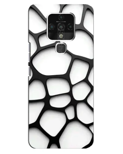 Чохол для TECNO Camon 16 з картинкою «Біла об'ємна сітка» Чохол для TECNO Camon 16 з картинкою «Біла об'ємна сітка»