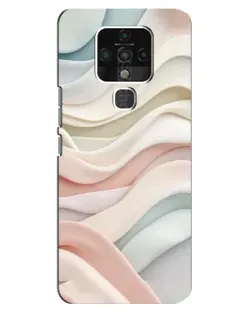 Чохол для TECNO Camon 16 з картинкою «Пастельні ніжні хвилі»