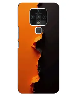 Чохол для TECNO Camon 16 з картинкою «Помаранчевий розлом»